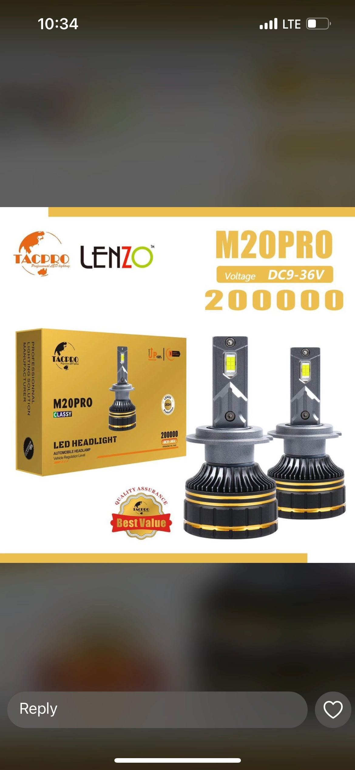 هدلایت m20