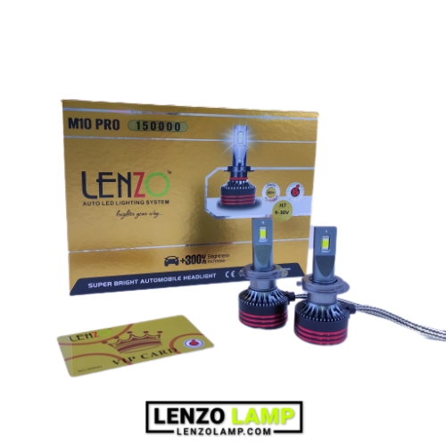 هدلایت m10 نور زرد فابریک برند لنزو