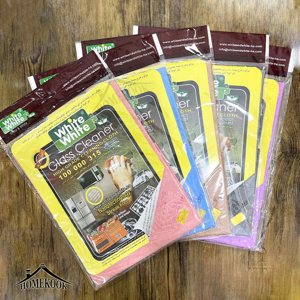 دستمال مخصوص شیشه نانو برند White&White اصلی