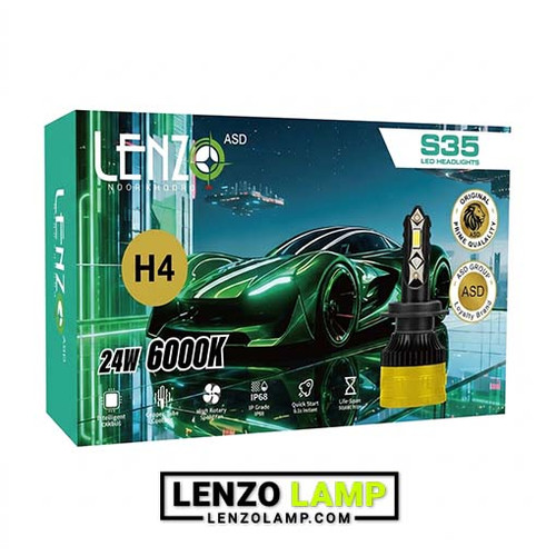هدلایت S35 رنگ یخی برند لنزو (دوعددی)